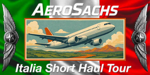 Award rilasciato dopo aver completato l'Italia Short Haul Tour